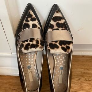 Boden pointy pony hair flats size 37